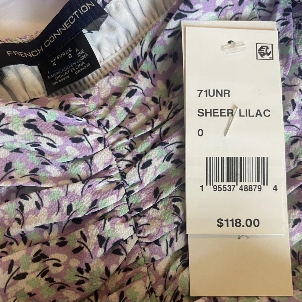 French Connection Enora Ruched Dress - Picture 4 of 4